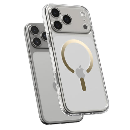 MagSafe Hülle für Apple iPhone 17 Pro Max, Spigen, Ultra Hybrid, Transparent Gold
