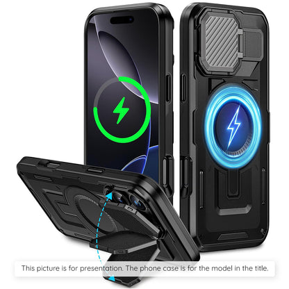MagSafe Hülle für Apple iPhone 17 Pro Max, Techsuit, CamVault, Schwarz