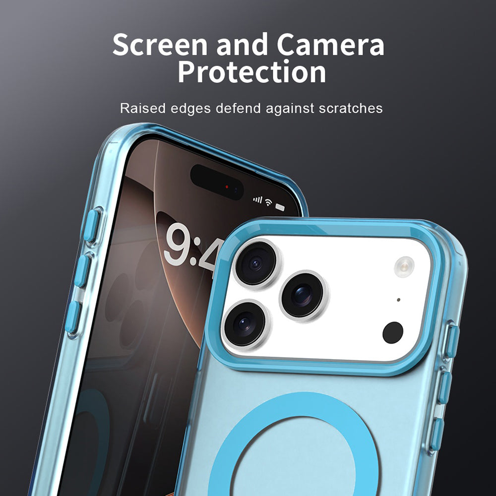 MagSafe Hülle für Apple iPhone 17 Pro Max, Techsuit, CandyCase, Blau