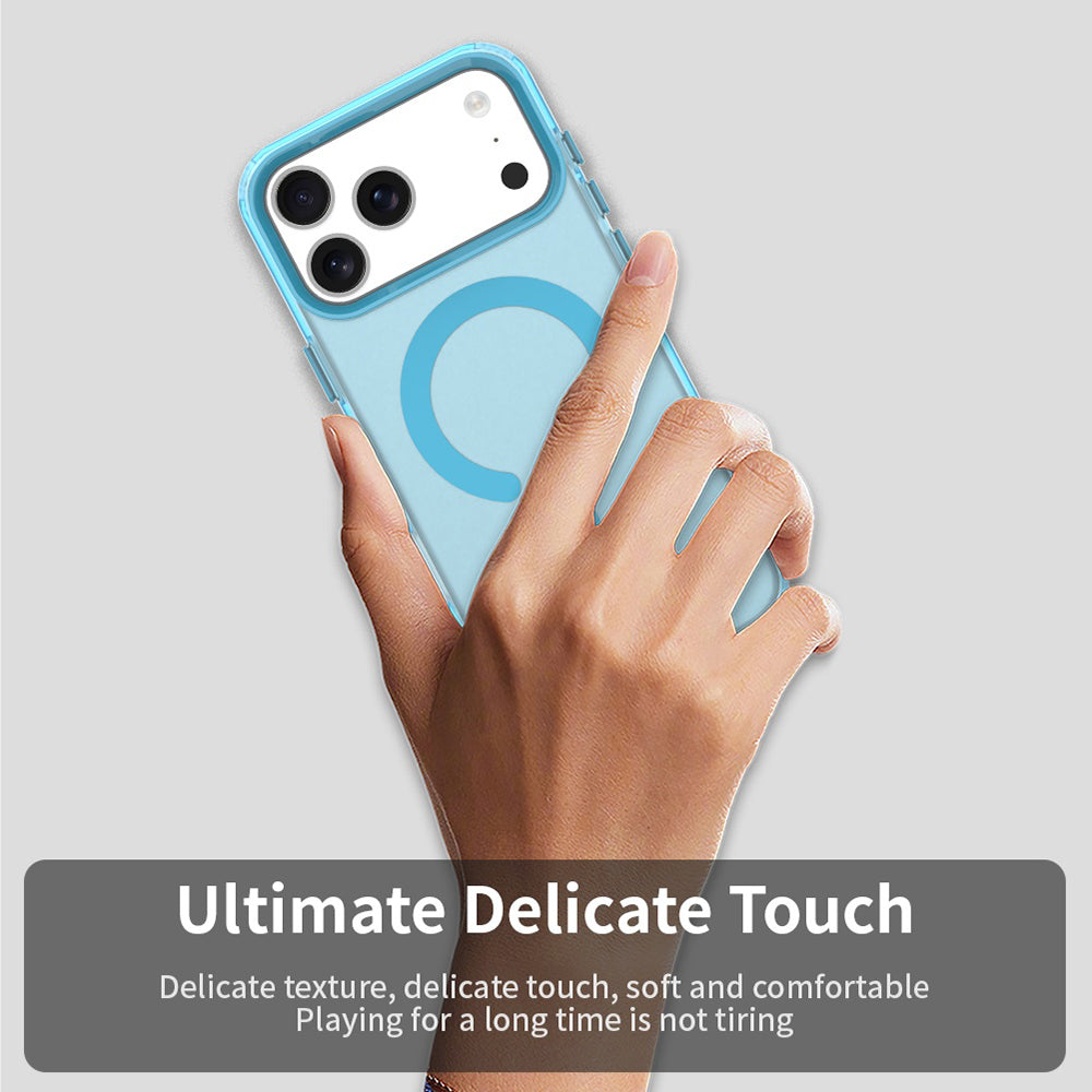 MagSafe Hülle für Apple iPhone 17 Pro Max, Techsuit, CandyCase, Blau