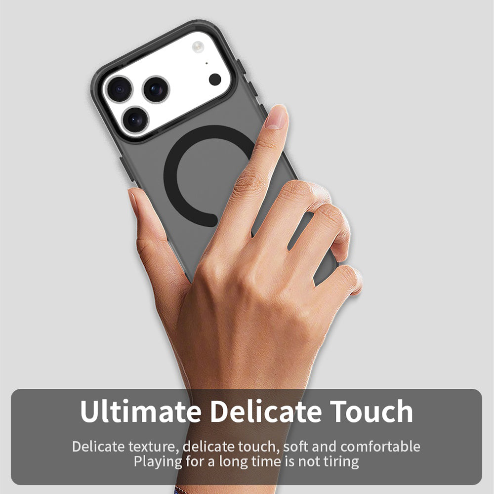 MagSafe Hülle für Apple iPhone 17 Pro Max, Techsuit, CandyCase, Schwarz