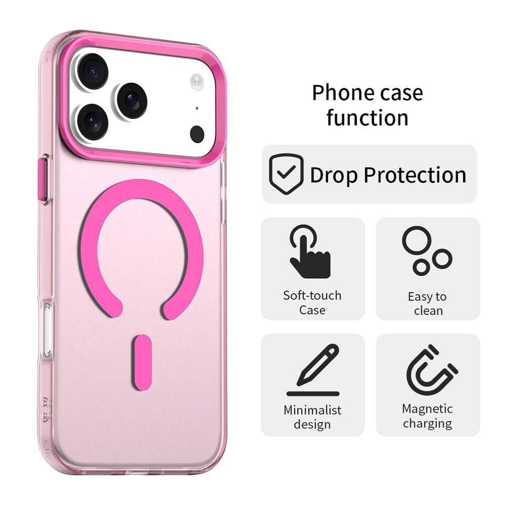 MagSafe Hülle für Apple iPhone 17 Pro Max, Techsuit, CandyCase, Rosa