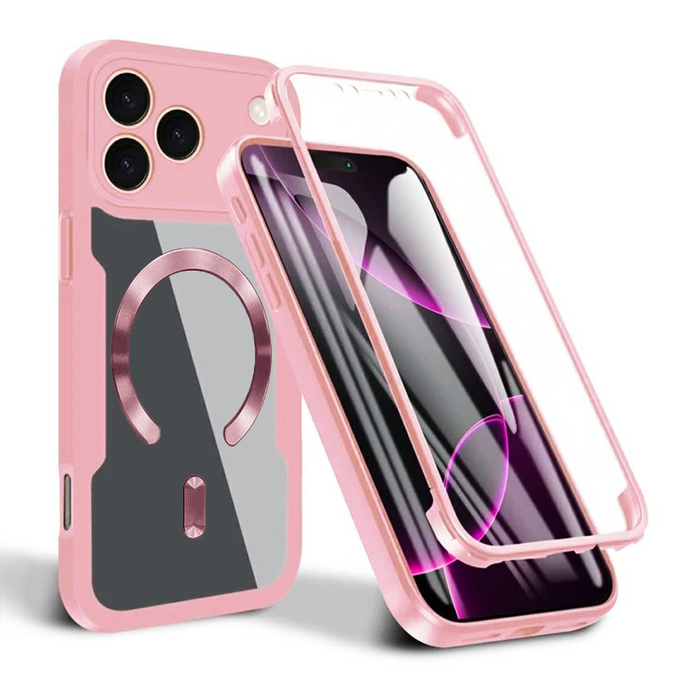 MagSafe Hülle für Apple iPhone 17 Pro Max, Techsuit, ColorVerse 360, Rosa