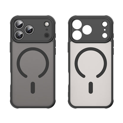 MagSafe Hülle für Apple iPhone 17 Pro Max, Techsuit, HaloFrost II, Schwarz