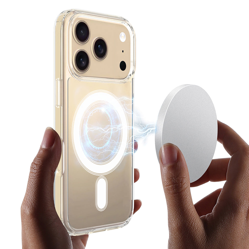MagSafe Hülle für Apple iPhone 17 Pro Max, Techsuit, Pro, Transparent
