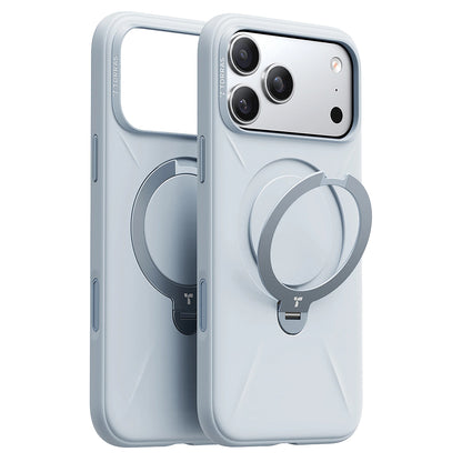 MagSafe Hülle für Apple iPhone 17 Pro Max, Torras, QPRO Silikon, Hellblau