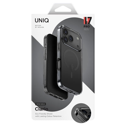 MagSafe Hülle für Apple iPhone 17 Pro Max, UNIQ, Clario MagClick, Schwarz
