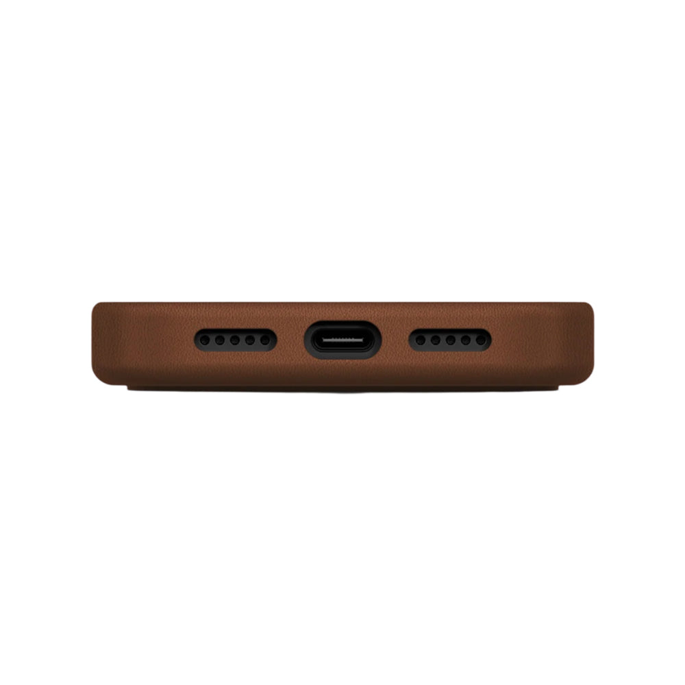 MagSafe-Hülle für Apple iPhone 17 Pro Max, UNIQ, Lyden Leatherette, Braun