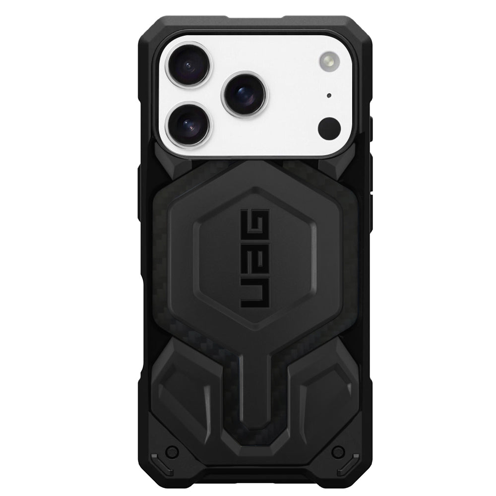 MagSafe Hülle für Apple iPhone 17 Pro Max, Urban Armor Gear, Monarch Pro Carbon, Schwarz