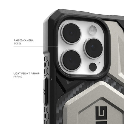 MagSafe Hülle für Apple iPhone 17 Pro Max, Urban Armor Gear, Monarch Pro Kevlar, Grün