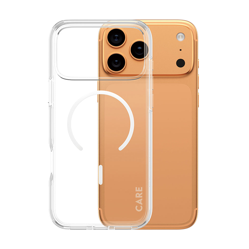 MagSafe Hülle für Apple iPhone 17 Pro, PanzerGlass, Care Urban Explorer, Transparent Weiß