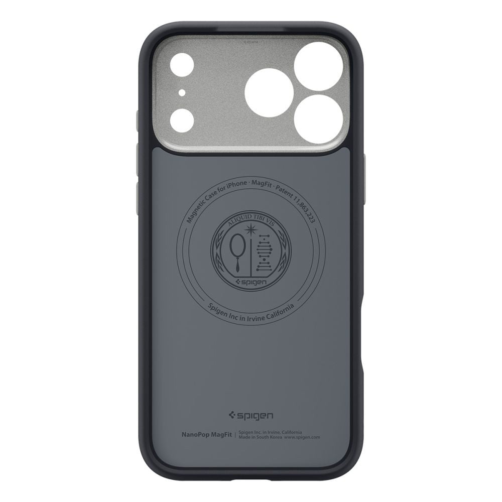 MagSafe Hülle für Apple iPhone 17 Pro, Spigen, Caseology Nano Pop, Schwarz