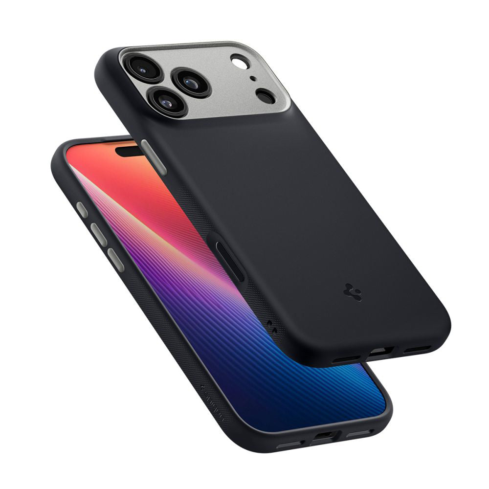 MagSafe Hülle für Apple iPhone 17 Pro, Spigen, Caseology Nano Pop, Schwarz