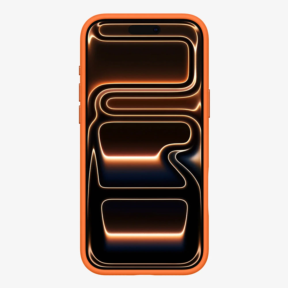 MagSafe Hülle für Apple iPhone 17 Pro, Spigen, Silicone Fit, Orange ACS11379