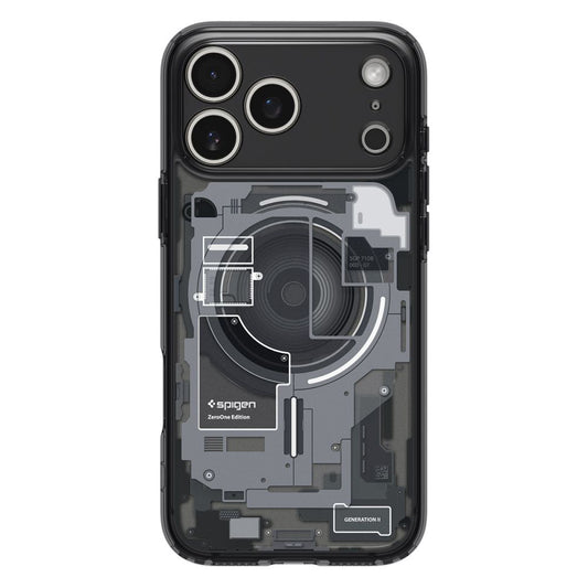 MagSafe Case for Apple iPhone 17 Pro, Spigen, Ultra Hybrid Zero One, Black