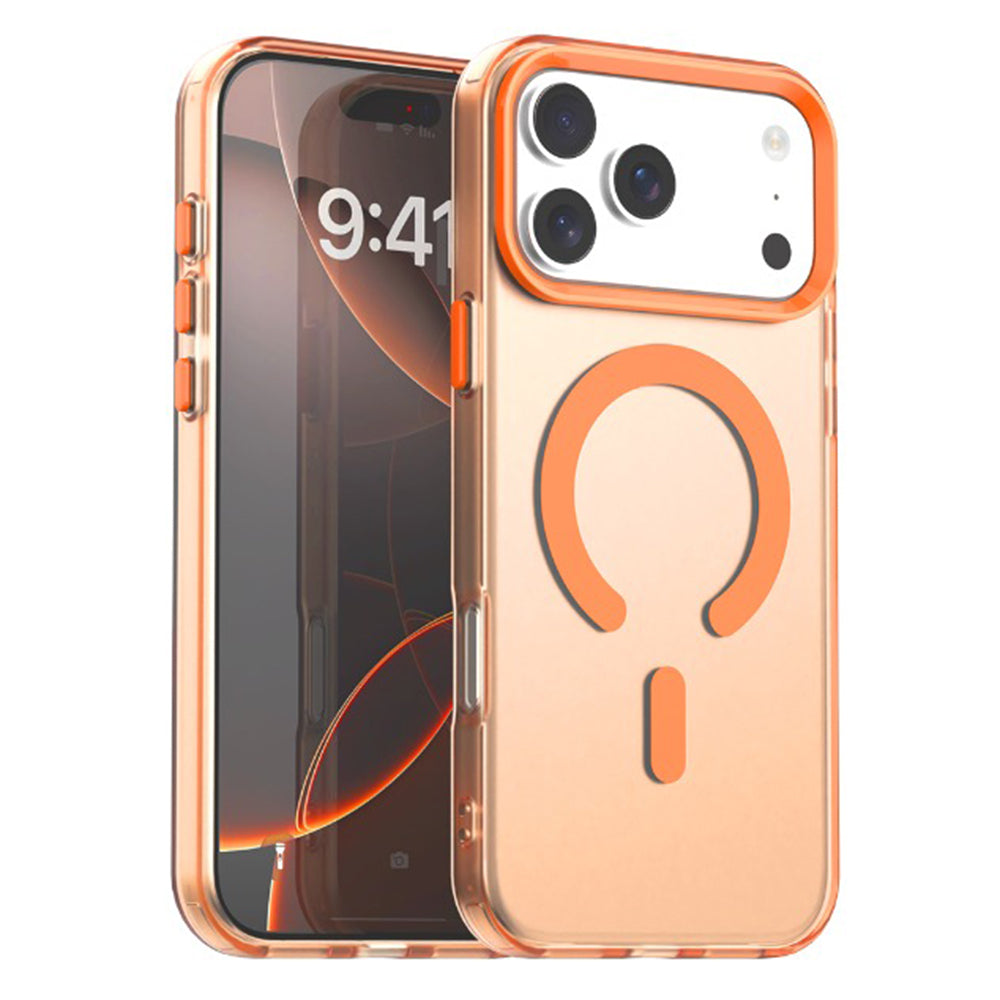 MagSafe-Hülle für Apple iPhone 17 Pro, Techsuit, CandyCase, Orange