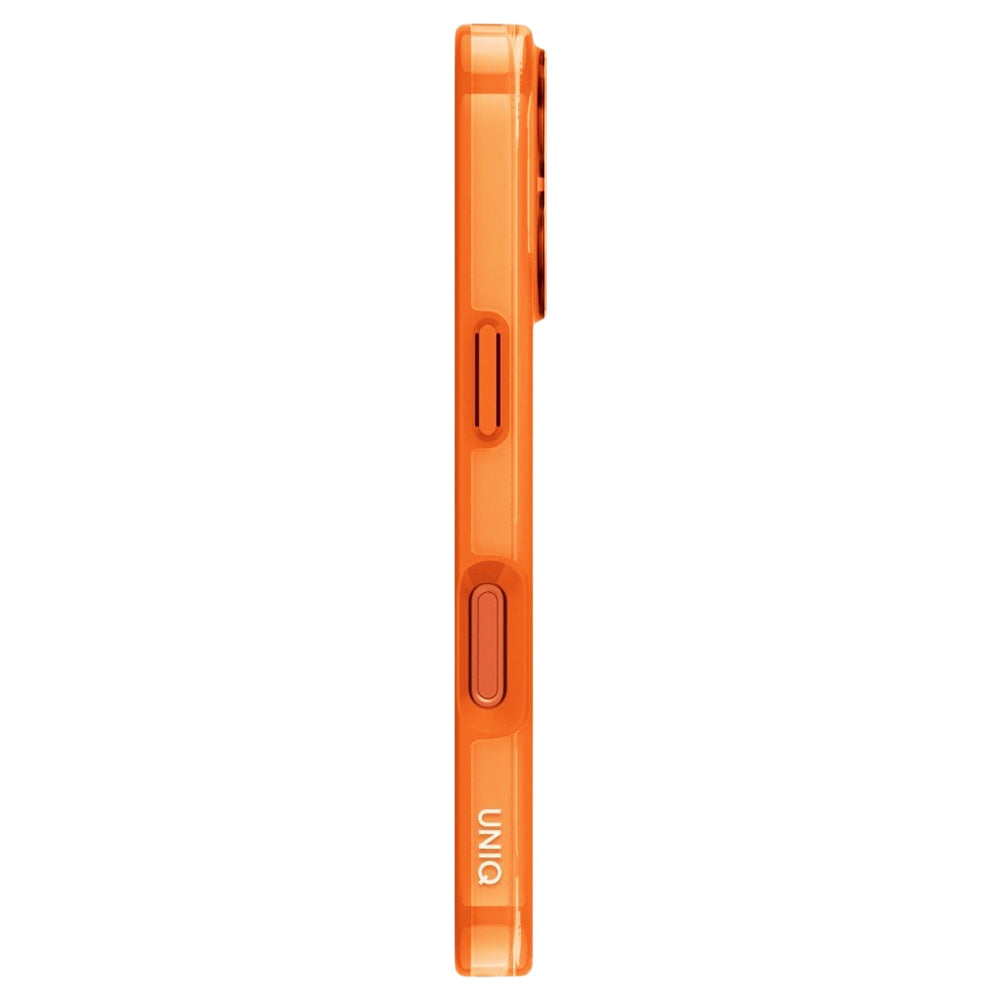 MagSafe Hülle für Apple iPhone 17 Pro, UNIQ, Clario MagClick, Orange