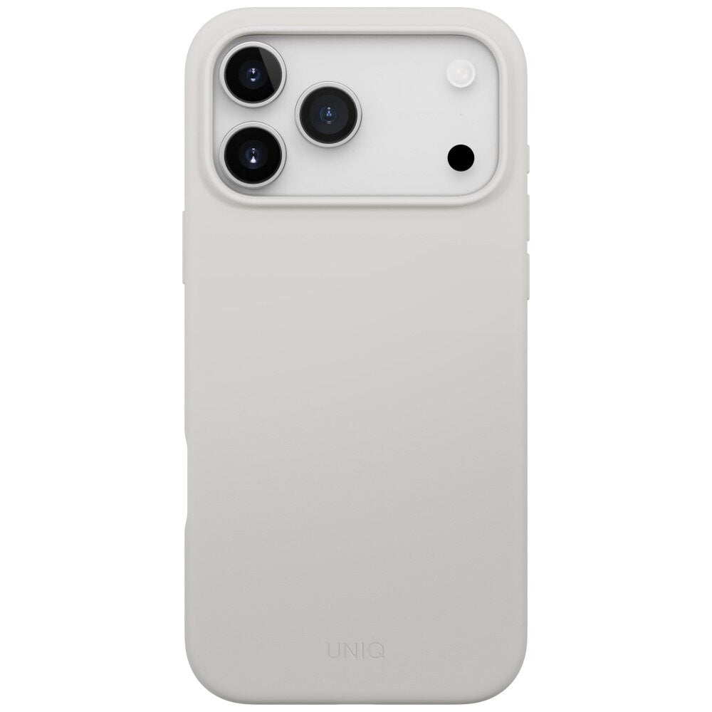 MagSafe Hülle für Apple iPhone 17 Pro, UNIQ, Lino MagClick, Grau
