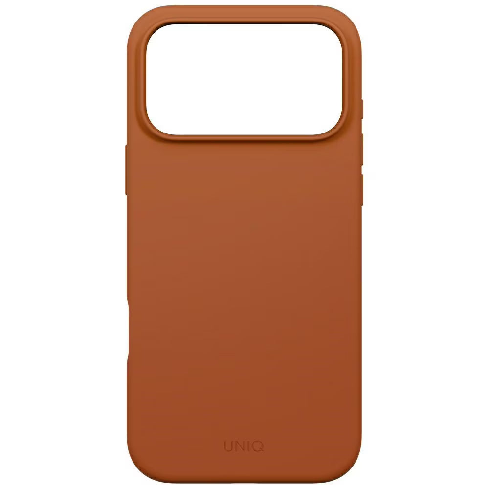 MagSafe Hülle für Apple iPhone 17 Pro, UNIQ, Lino MagClick, Dunkelorange