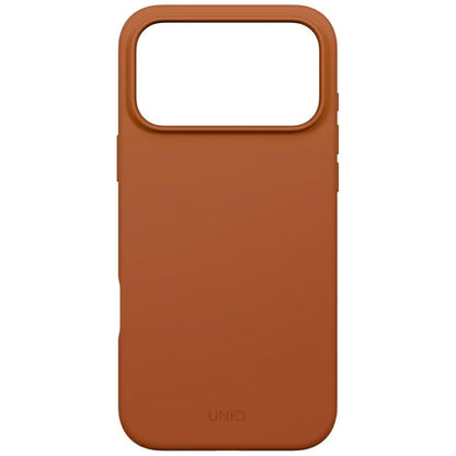 MagSafe Hülle für Apple iPhone 17 Pro, UNIQ, Lino MagClick, Dunkelorange