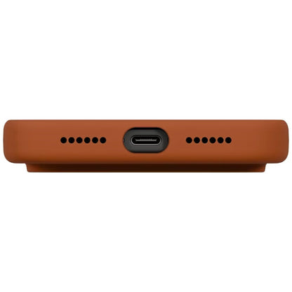 MagSafe Hülle für Apple iPhone 17 Pro, UNIQ, Lino MagClick, Dunkelorange