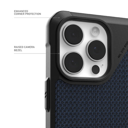 MagSafe Hülle für Apple iPhone 17 Pro, Urban Armor Gear, Metropolis LT Kevlar, Marineblau