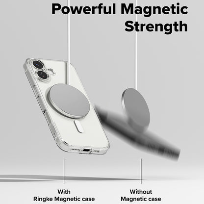 MagSafe Hülle für Apple iPhone 17, Ringke, Fusion, Transparent
