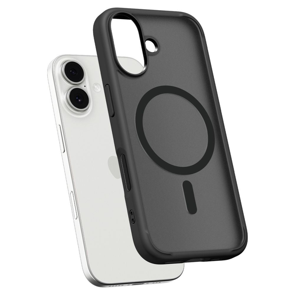 MagSafe Hülle für Apple iPhone 17, Spigen, Ultra Hybrid, Satinschwarz