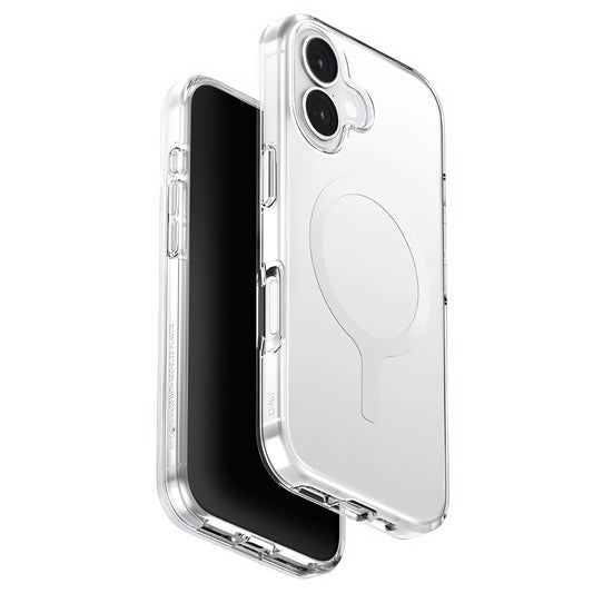MagSafe Hülle für Apple iPhone 17, UNIQ, Clario MagClick, Transparent