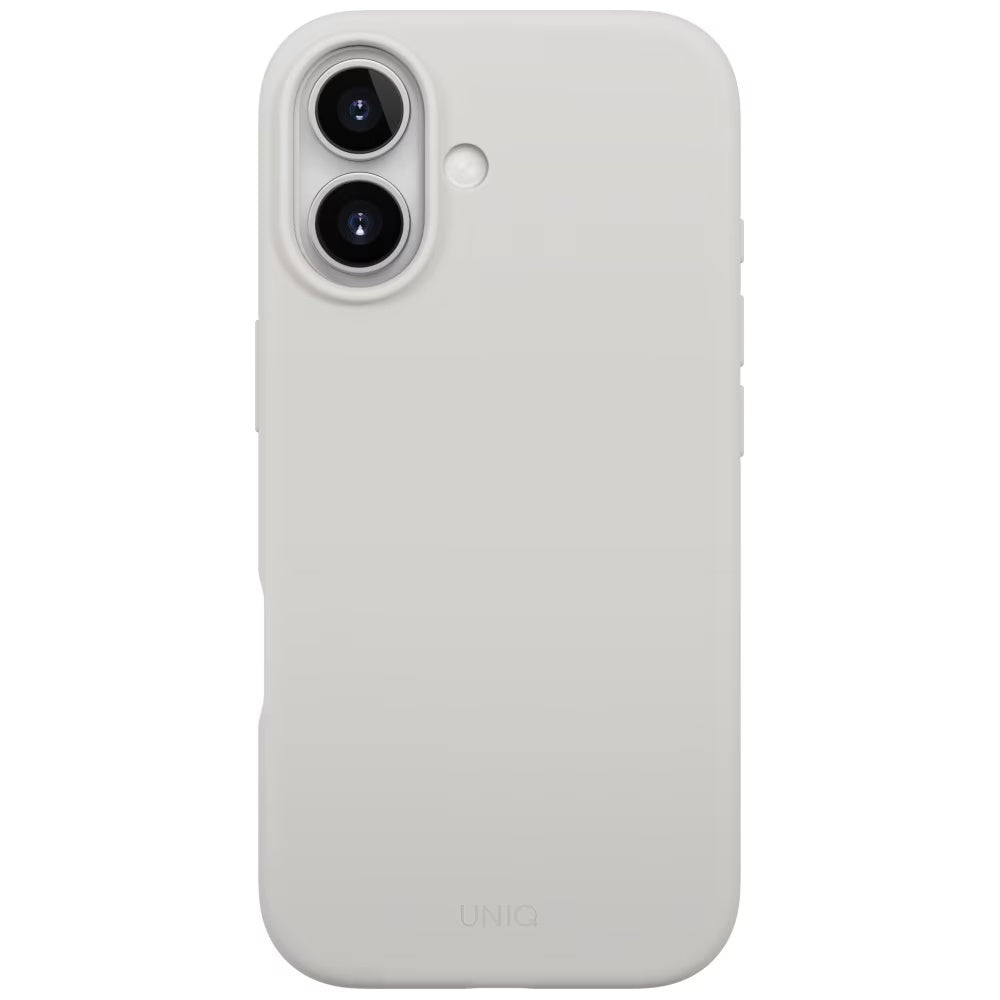 MagSafe Hülle für Apple iPhone 17, UNIQ, Lino MagClick, Grau