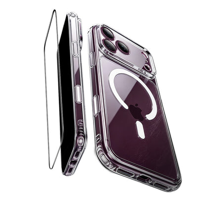 MagSafe-Hülle für Apple iPhone 18 Pro / 17 Pro, ESR, Classic Hybrid mit Displayschutz, Transparent