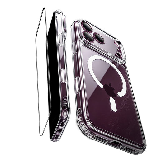 MagSafe-Hülle für Apple iPhone 18 Pro / 17 Pro, ESR, Classic Hybrid mit Displayschutz, Transparent