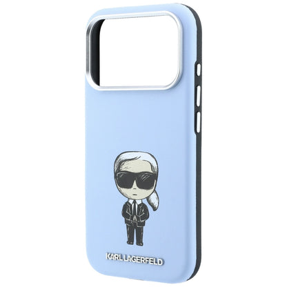 MagSafe-Hülle für Apple iPhone 18 Pro / 17 Pro, Karl Lagerfeld, Ikonik Sketch, Blau