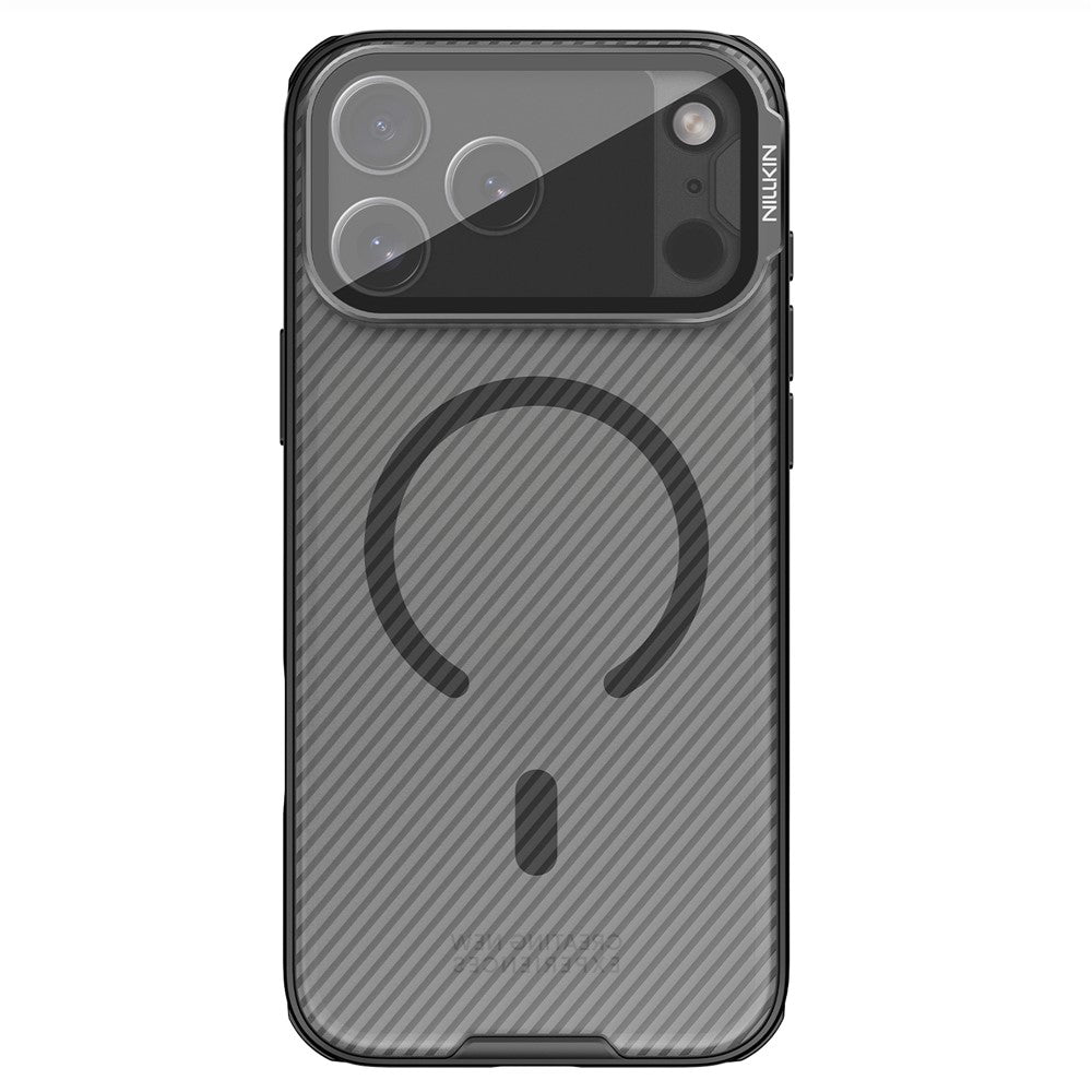MagSafe-Hülle für Apple iPhone 18 Pro / 17 Pro, Nillkin, CamShield Prop, Schwarz Transparent