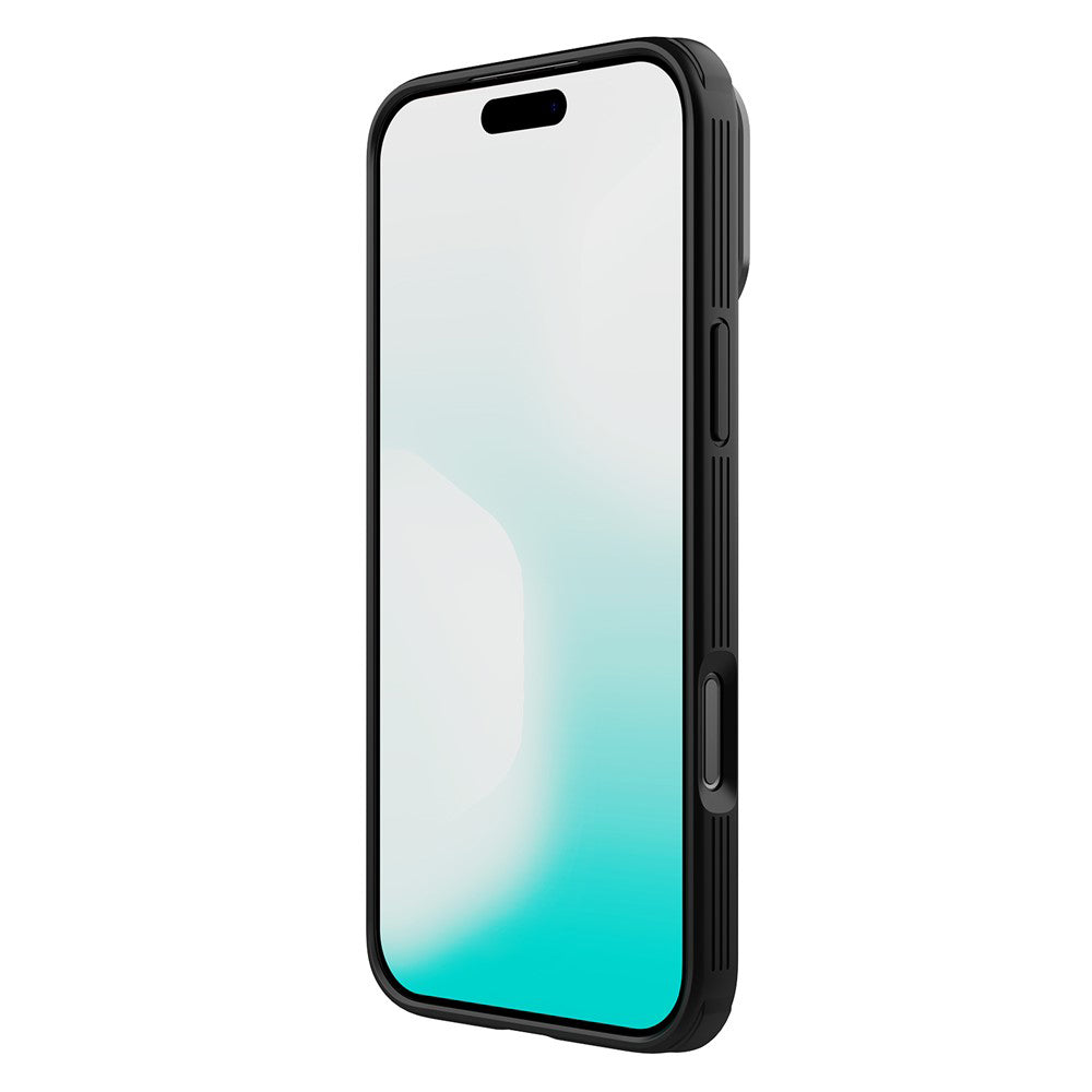 MagSafe-Hülle für Apple iPhone 18 Pro / 17 Pro, Nillkin, CamShield Prop, Schwarz Transparent