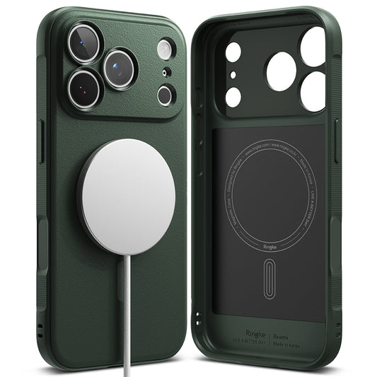 MagSafe-Hülle für Apple iPhone 18 Pro / 17 Pro, Ringke, Onyx, Dunkelgrün
