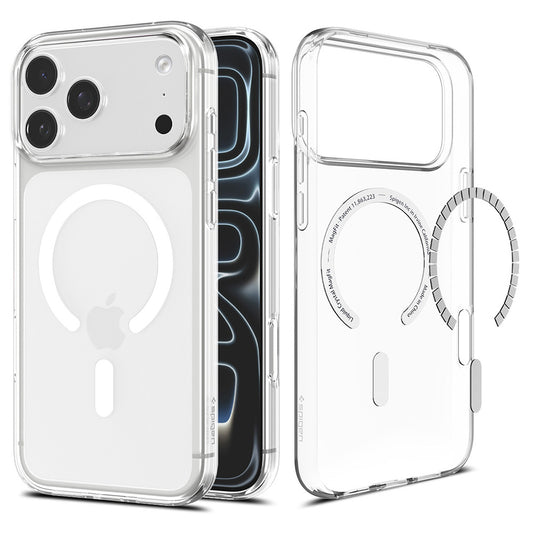 MagSafe-Hülle für Apple iPhone 18 Pro / 17 Pro, Spigen, Liquid Crystal MagFit, Weiß ACS12180