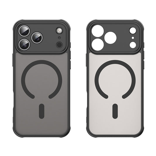MagSafe-Hülle für Apple iPhone 18 Pro / 17 Pro, Techsuit, HaloFrost II, Schwarz