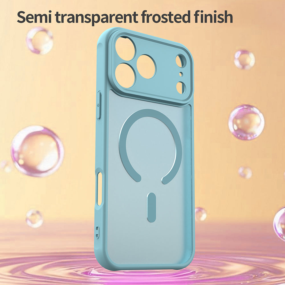 MagSafe-Hülle für Apple iPhone 18 Pro / 17 Pro, Techsuit, HaloFrost II, Hellgrün