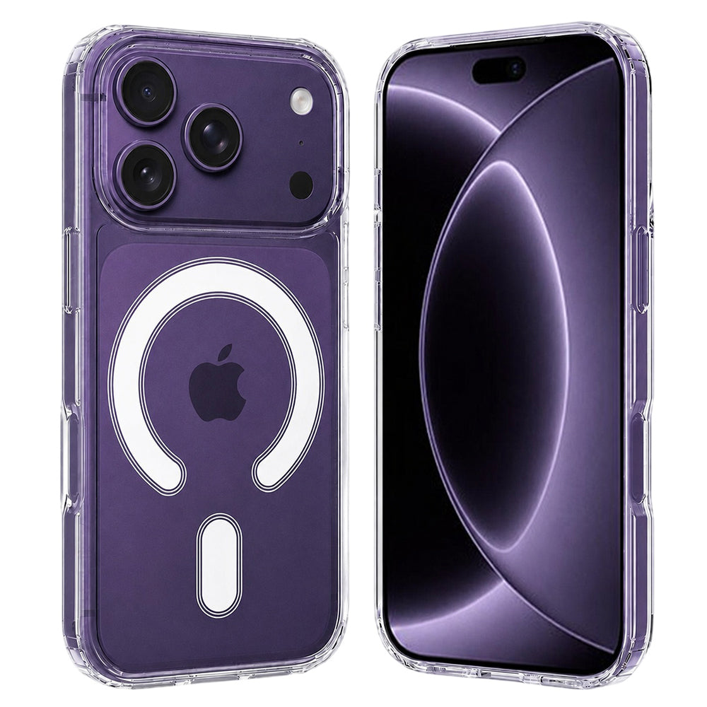 MagSafe Case for Apple iPhone 18 Pro / 17 Pro, Techsuit, Pro, Transparent