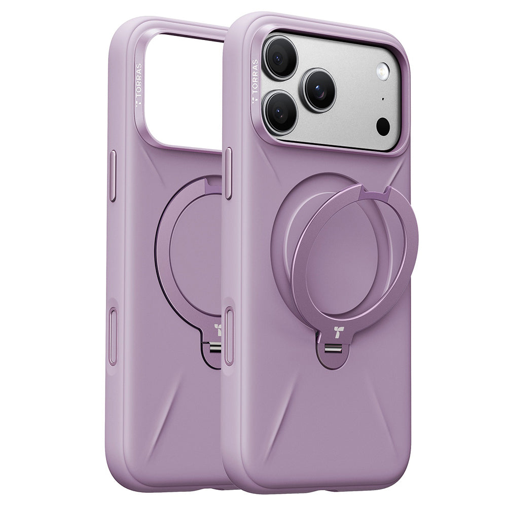 MagSafe-Hülle für Apple iPhone 18 Pro / 17 Pro, Torras, QPRO Silikon, Lila