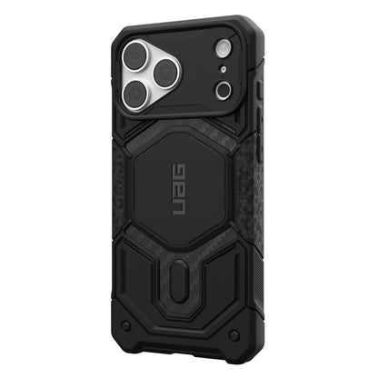 MagSafe-Hülle für Apple iPhone 18 Pro / 17 Pro, Urban Armor Gear, Monarch Pro Carbon, Schwarz