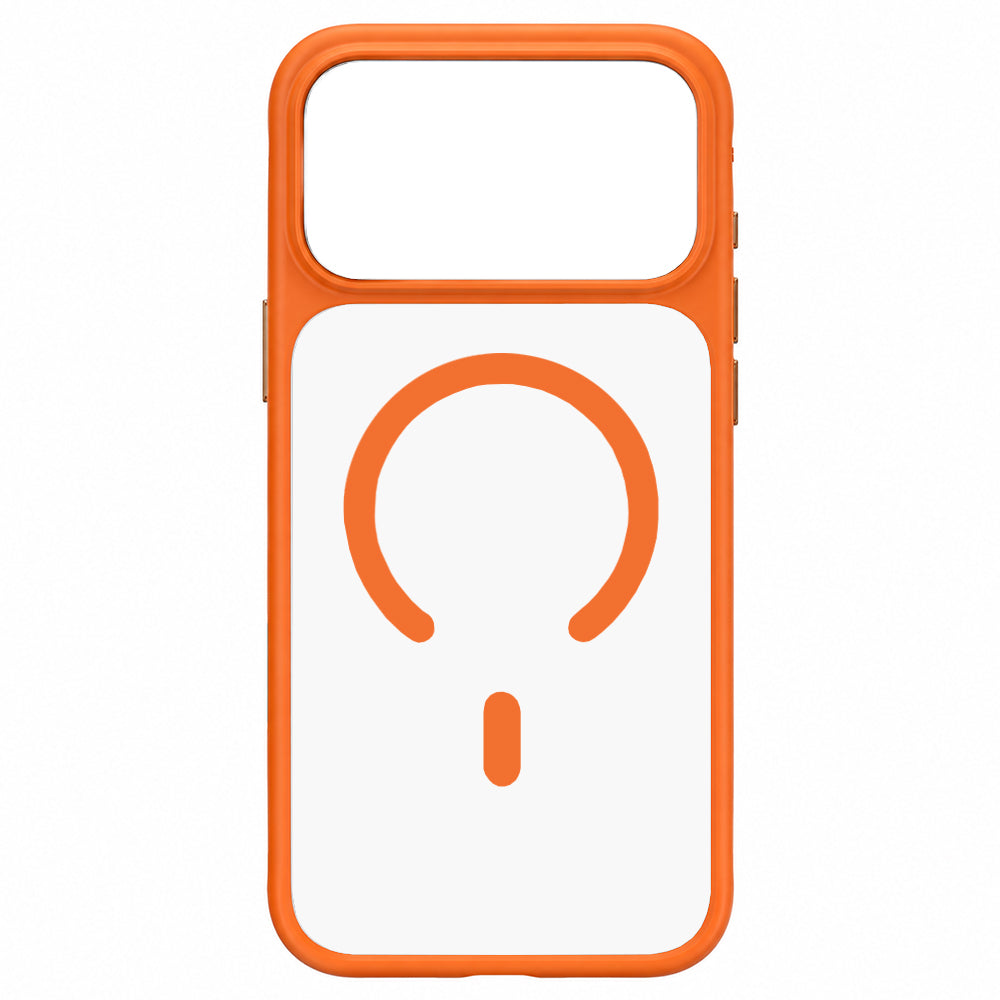 MagSafe-Hülle für Apple iPhone 18 Pro Max / 17 Pro Max, Blueo, hautfreundlich und stoßfest, satiniertes Orange