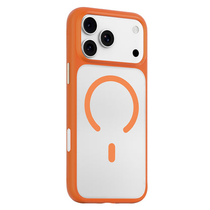 MagSafe-Hülle für Apple iPhone 18 Pro Max / 17 Pro Max, Blueo, hautfreundlich und stoßfest, satiniertes Orange
