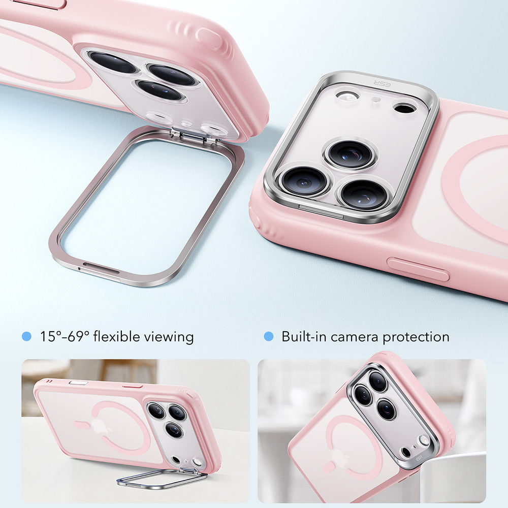 MagSafe-Hülle für Apple iPhone 18 Pro Max / 17 Pro Max, ESR, Classic Hybrid Kickstand, Satin Rosa