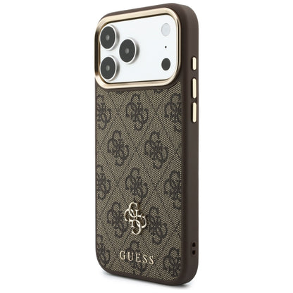 MagSafe-Hülle für Apple iPhone 18 Pro Max / 17 Pro Max, Guess, 4G Cardslot, Braun
