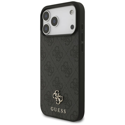 MagSafe Case for Apple iPhone 18 Pro Max / 17 Pro Max, Guess, 4G Small and Classic, Black
