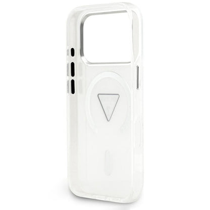 MagSafe-Hülle für Apple iPhone 18 Pro Max / 17 Pro Max, Guess, IML Gradient Triangle Logo, transparent