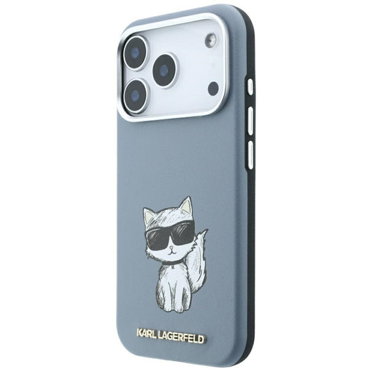 MagSafe-Hülle für Apple iPhone 18 Pro Max / 17 Pro Max, Karl Lagerfeld, Choupette Sketch, Blau