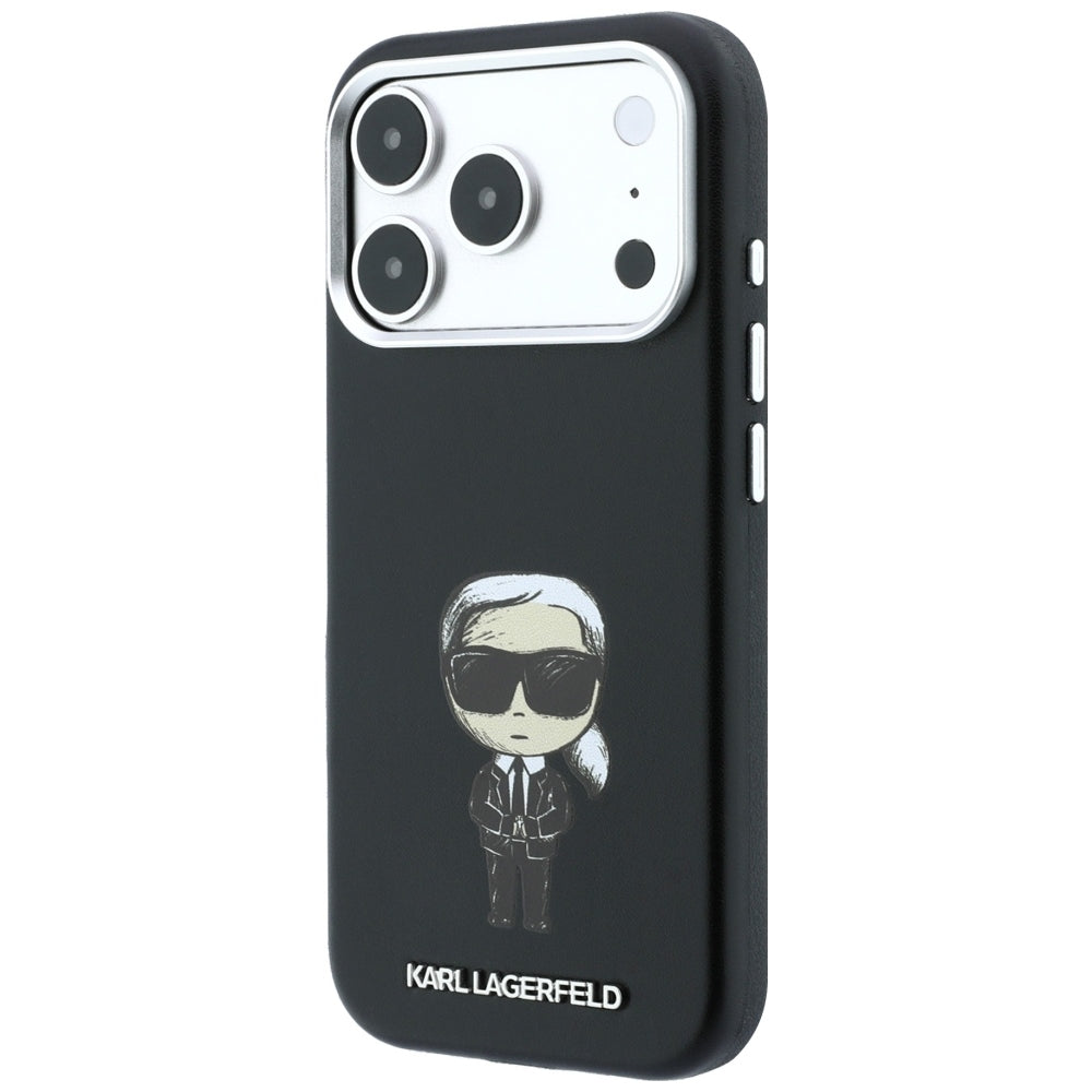 MagSafe Case for Apple iPhone 18 Pro Max / 17 Pro Max, Karl Lagerfeld, Ikonik Sketch, Black
